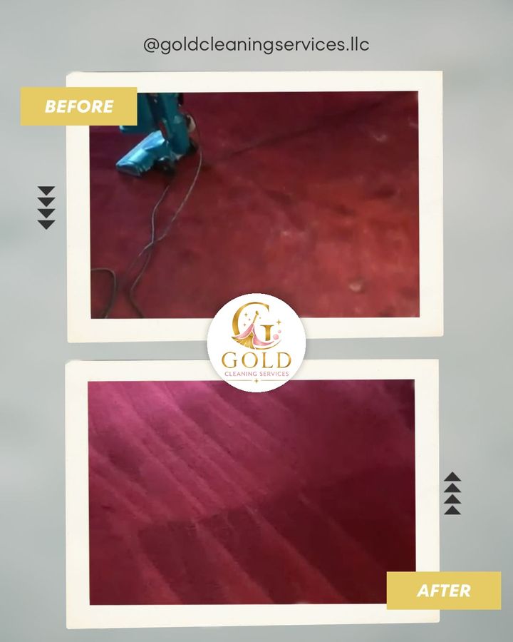 Before and after: carpet cleaning